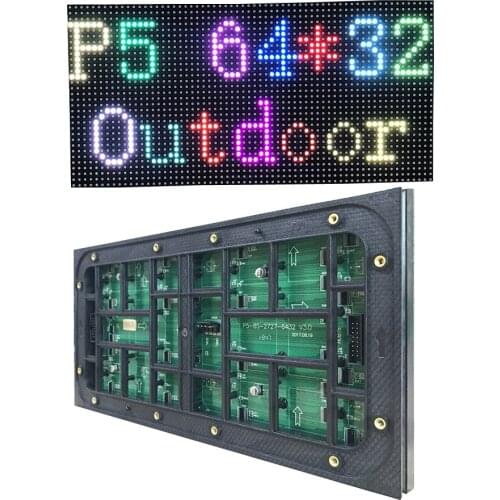 China Hot Sell Big Advertising Video Wall Customized Size Outdoor Building P5 Full Color Led Display Modules Video Screen Panel