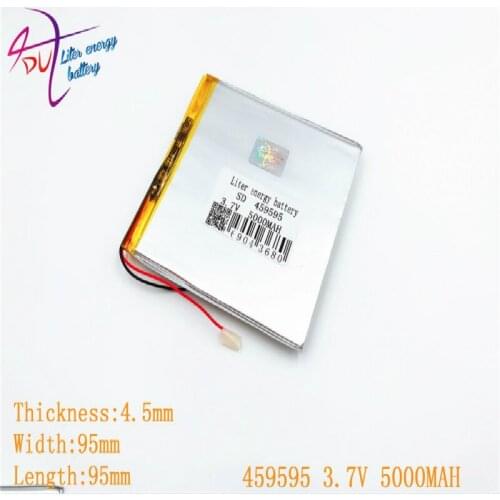 Liter energy battery best battery brand p85 459595 3.7V 5000MAH tablet battery Polymer battery
