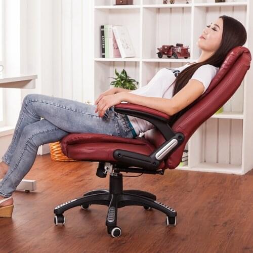 Fashion Minimalist Modern Home Reclining Computer Home Leisure Office Chair Fashion Swivel Leisure Leather Massage Chair