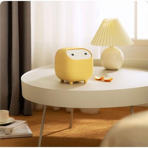 Pressing Type Trash Can Desktops Mini Dustbin Household Cleaning Tools Home Decor Office Room Decoration Accessories