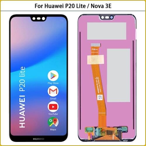 Original 5.84'' For Huawei P20 Lite LCD Display Touch Screen Digitizer Assembly For Huawei Nova 3E ANE-LX1 ANE-LX3 LCD Screen