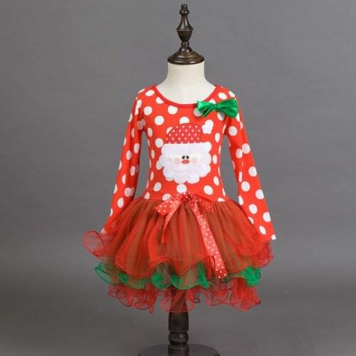 2-9Y Child Christmas Santa/Deer Costume Carnival Party Dress Christmas Fanny Outfits kids Masquerade Dress Girl Fantasia Vestido