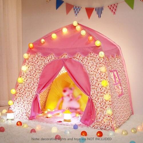 Tent Childrens Tent Indoor Outdoor Games Garden Trip Princess Castle Folding Cubby Toys Tents Teepee Playhouse Tent for Kids