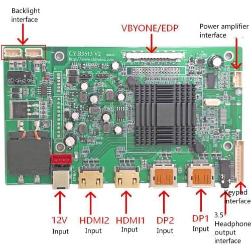 4K Drive Board HDR EDP VBO 2K 4K 144Hz LCD Drive Board