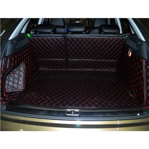 Best quality! Special car trunk mats for Audi Q3 2018-2011 waterproof cargo liner mats boot carpets for Q3 2012,Free shipping