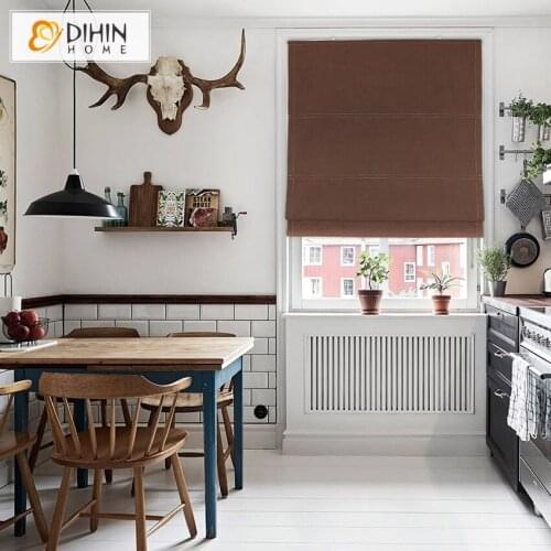 New Arrival Modern Style High Quality Half/Full Blackout Curtains Roman Blinds Customized Size Roller Blind Free Shipping