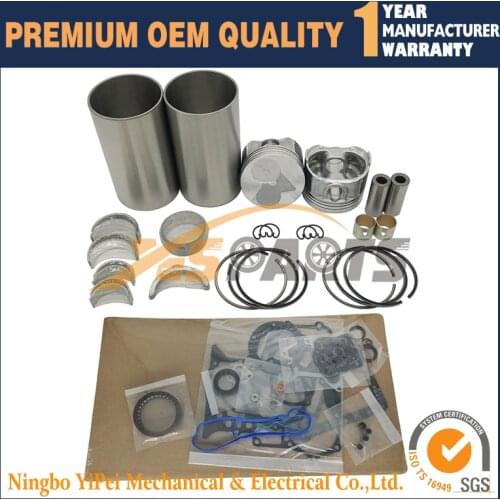 Z602 New Overhaul Rebuild Kit for Kubota Engine BX1500 Compact Utility Tractor