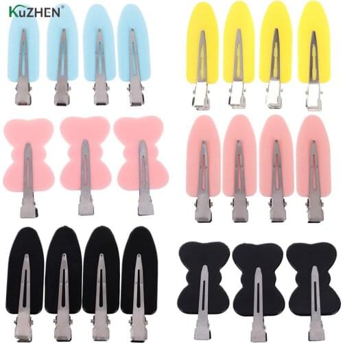 1/3/4Pcs Seamless No Bend Hair Clips Side Bangs Fix Fringe Barrette Makeup Washing Face Accessories Women Girls Styling Hairpins