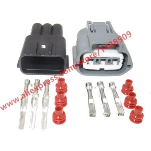5 Sets 3 Pin Female Male Waterproof Automotive Sensor Connector Plug Ignition Coil Socket For Nissan BYD F0 6189-0779