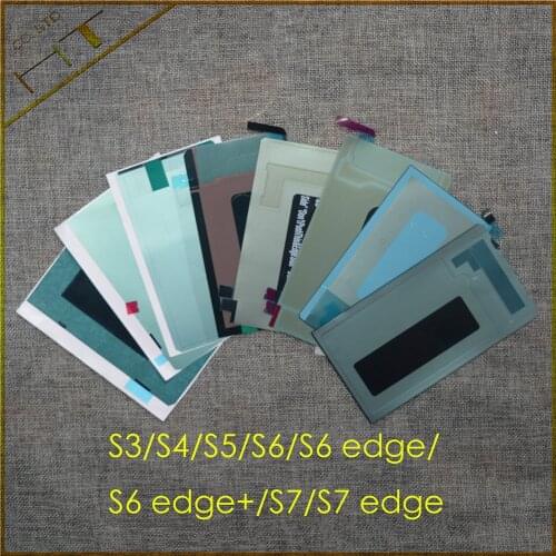 10pcs Replacement Back Adhesive Glue Sticker Strip For Samsung Galaxy S3 S4 S5 S6 edge + S7 edg S8 S8 plu LCD Screen Backlight
