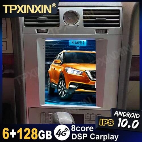 Android 10.0 6+128G For Lincoln Navigator 2005-2009 Tesla Style Carplay DSP Multimedia Player Radio Tape Recorder Video Navi GPS