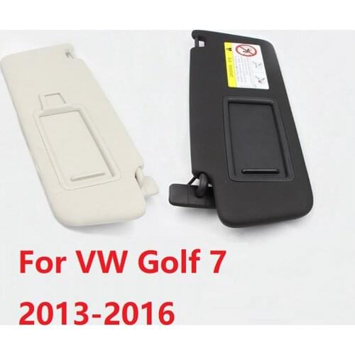 Lofty Richy Car Front Antidazzle Sunshade Sun Visor Inside Sunvisor Sun Shield with Mirror For VW Golf 7 MK7 Sportsvan 2013-2016