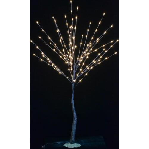 Free Shipping 2 Trees a Lot 52" Brown 160LED Willow Tree Light, Branch Tree Light or Twig Light with Base, Holiday Tree Light