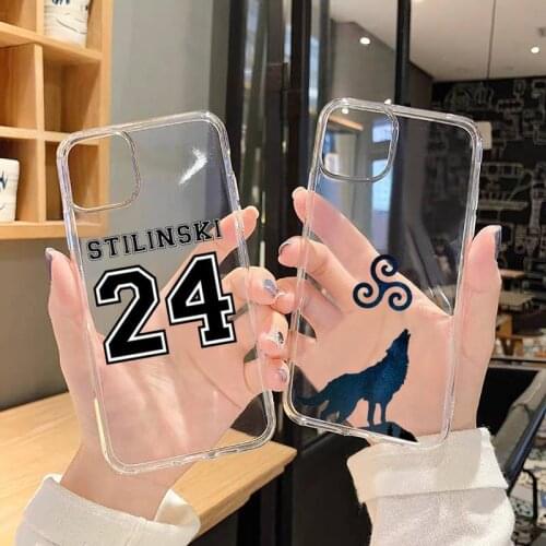 Teen Wolf Stilinski 24 Phone Cases Transparent for iPhone 6 7 8 11 12 s mini pro X XS XR MAX Plus SE cover funda