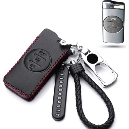 Colorful Leather Car Smart Key Cover Case Holder For Chery Tiggo 8 Arrizo 5 pro gx 5x eQ7 Chery tiggo 7Pro 2020 Auto Accessories