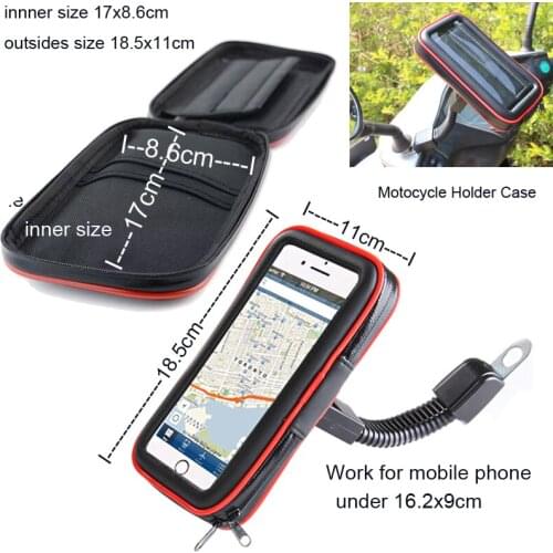 Touch Screen Bicycle Bike Motorcycle Phone Holders Stands Case Bags For Meizu Pro 6 Plus/m5 Note/m3 Max/m3e/MX6/ m3s/m3 note