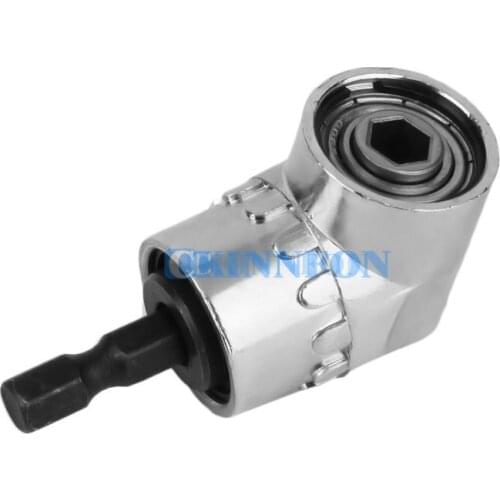 DHL 50PCS 105 Angle 1/4" Extension Hex Drill Bit Screwdriver Holder Adaptor