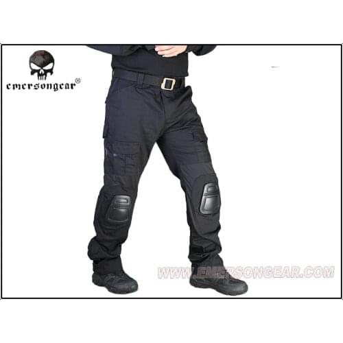 EMERSON Gen2 Tactical Pants Combat bdu Pants with Knee Pad Black EM7038B