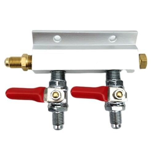 GAS LINE MANIFOLD SPLITTER 2 WAYS (MFL THREAD) home brew