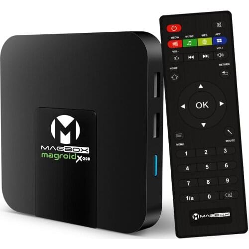 MAGBOX MAGROID X-200 S905W 2GB DDR RAM 16GB ROM 4K ULTRA HD MINI ANDROID 9.0 4K IP TV BOX
