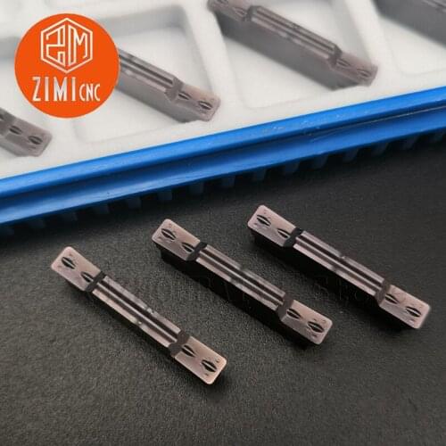 MGMN300-M Carbide Slotted Blade Double-Head Indexable Grooving Blade Cutting Turning Tool for Processing Steel Parts, Stainless