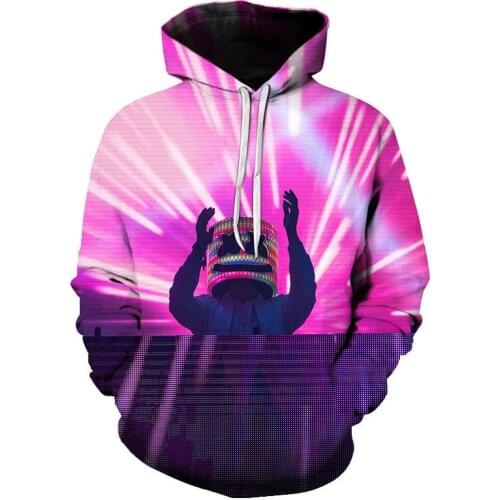 2020 Autumn hoodies men Disco Dj Rock 3D print fashion Party Music Sound Mens sweatshirt Punk clothes hoodie oversized hoody