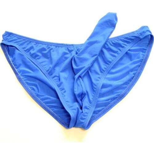 Male Mens low rise silk sexy briefs thong panties g-string cock penis sheath pouch gay underwear jock straps lingerie for man