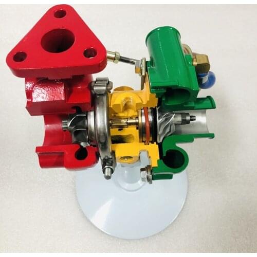 New Turbo model for Automobile Engine exhaust gas turbine Sample for teaching Turbocharger