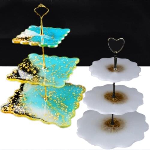 NEW Round Coaster Molds for Resin Casting Silicone Coaster Molds for Jewelry Cake Holder Resin Tray Coaster Mold Kit