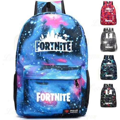 Fortnite Games Backpack Fortnite School Bags for Teenagers Unisex Schoolyard Laptop Mochilas Travel Casual Bags