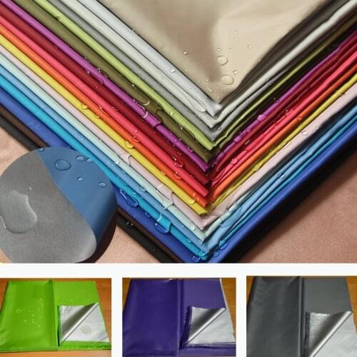 2 meters/lot Silver Coated Material Light Blocking Curtains,Car Cover,Outdoor Fabric Taffeta