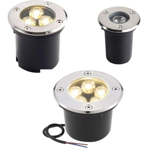 Waterproof led garden light underground Outdoor 1W 3W 5W 10W IP67 led Buried Garden Path Spot Recessed Inground Lighting