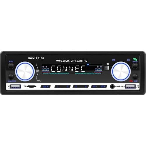 SWM-20168 Dual USB Multifunctional Bluetooth In-Car Hands Free MP3 Radio Player