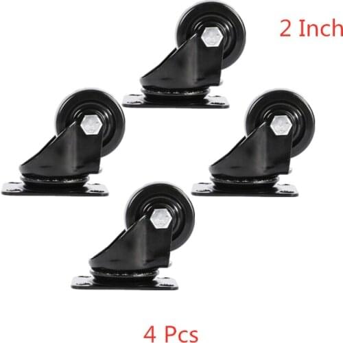 4 Pcs/Lot 2 Inch Universal Wheel Low Center Of Gravity Caster Silent Wear Resistant Industrial Machine