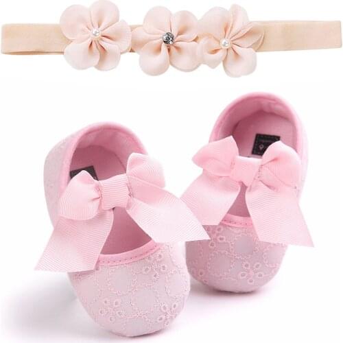 2019 Spring Infant Newborn Baby Girl Princess Non-Slip Shoes Baby Shoes Prewalker
