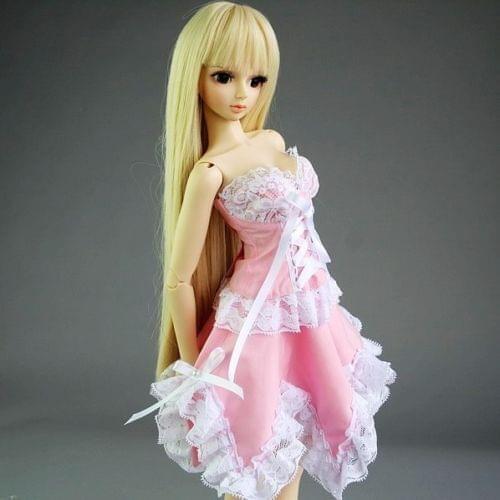 [wamami] 105# Lace Pink Dress 1/3 SD DZ AOD BJD Dollfie