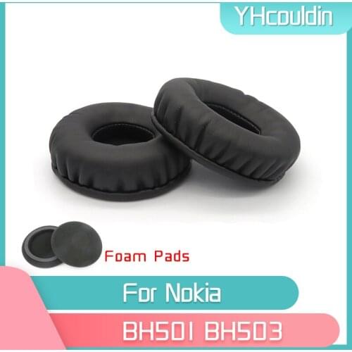 YHcouldin Earpads For Nokia BH501 BH503 Headphone Accessaries Replacement Wrinkled Leather