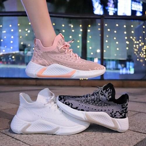 Vulcanized shoes womens shoes 2021 new spring running fitness sports shoes womens versatile lightweight student mesh breathabl