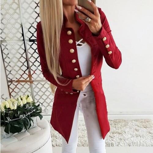Blazer Jackets And Coats Women Slim Fit Women Formal Jackets Ladies Coat feminino abrigo mujer invierno 2019