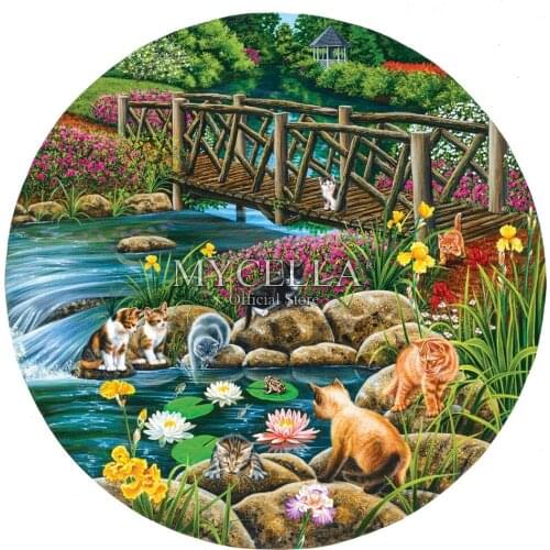 Field Cats Diamond Embroidery 5D DIY Diamond Painting Full Mosaic Cross Stitch Animals Needlework Crafts Home Decor Christmas