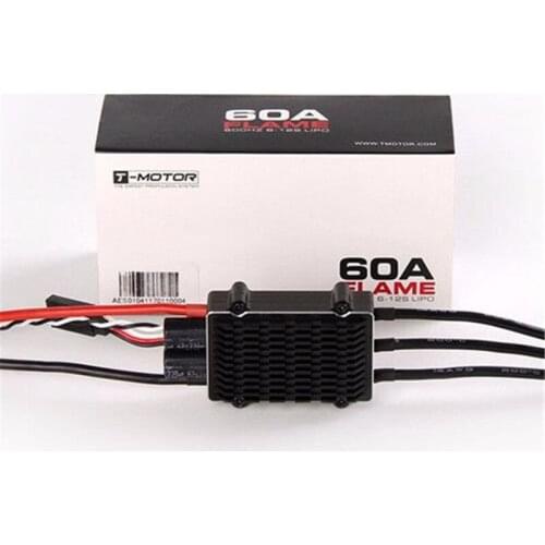 Free Shipping T-motor FLAME 60A HV (6-12s 600HZ NO BEC) waterproof Brushless ESC for UAV drone