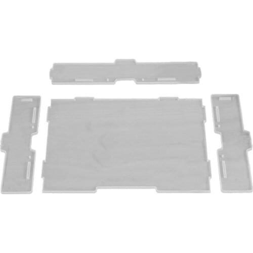 DIY Storage Board Resin Mold Desktop Folder Storage Box Tray Epoxy Resin Molds Jewelry Pendant Agate Making Mould Tool