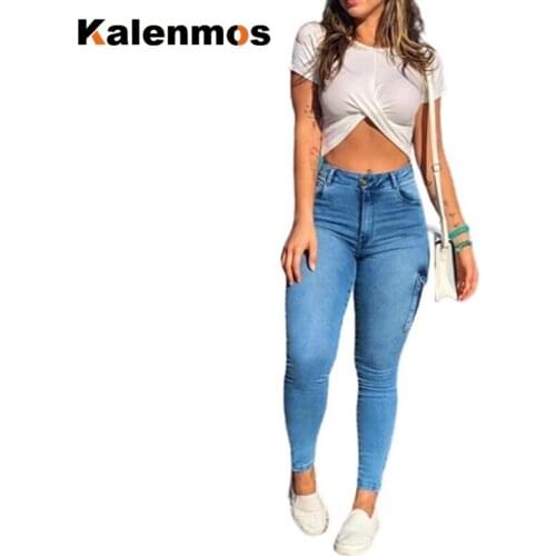 Jeans Women Plus Size 2020 Hot Hip-hop Casual Jeans Pants Stretch Paint Beggar Jeans Pants Big Size Korean Japan Woman Jeans