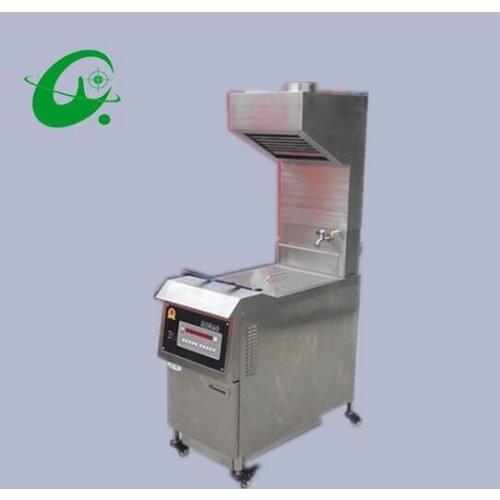 25L GAS Deep fryer (With oll pump) deep fried chicken machine stainless steel air pressure fryer