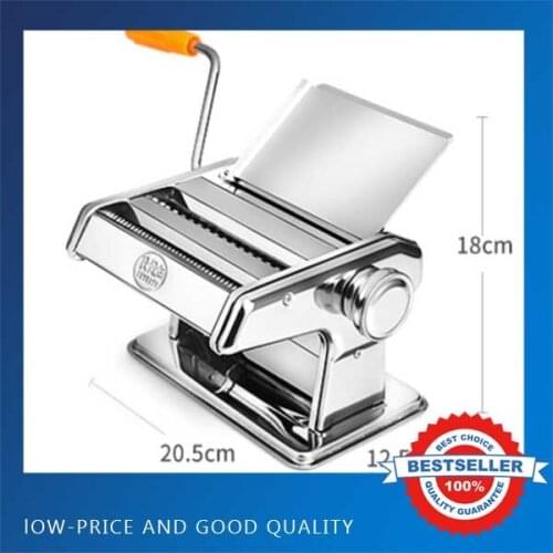 Good Quality Two Blades Manual Noodle Press Machine Dumplings Wonton Skin Rolling Machine With Hand Crank