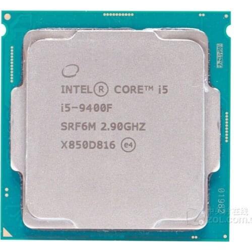 I5 9400F 1151-pin CPU, desktop computer for B360 H310 Z390 Z370 motherboard