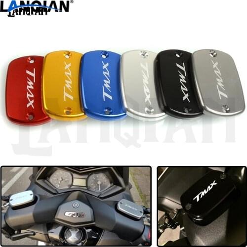For Yamaha TMAX 530 500 Motorcycle front Brake Fluid Reservoir Tank Cap Cover TMAX530 2012-2018 TMAX500 2008-2011 Accessories