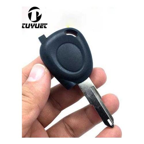 Uncut Transponder key shell for Pegeot 206 Car Key Blanks for Renault Clio Megane Avantime Scenic Lagun FOB Case for Citroen C2