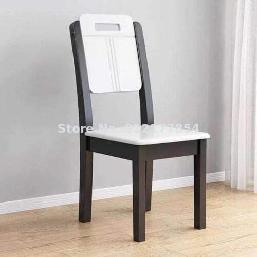All Solid Wood Dining Chair Home Back Dining Chair Modern Simple Chinese Wine Restaurant Economical Dining Table And Chair