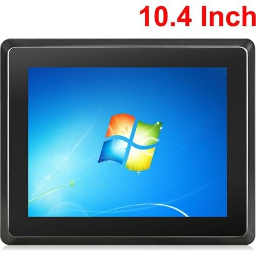 Industrial Embeded Computer Mini Console PC Windows 7 8 10 Bus Vehicle Tablet Intel 10.4" Resistive Touch Dual WiFi Wall Mount